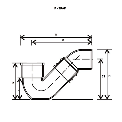 P Trap for SWR Pipe