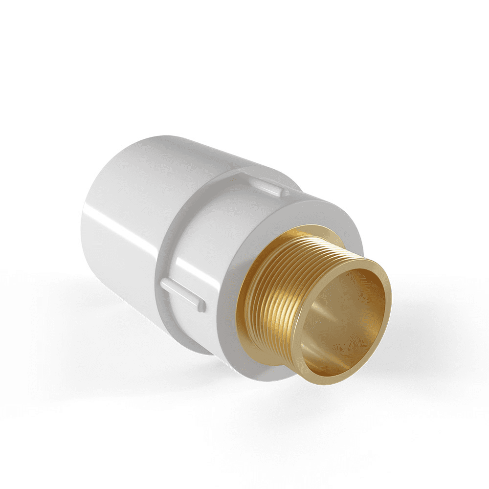 ASTM reducing male threaded adapter