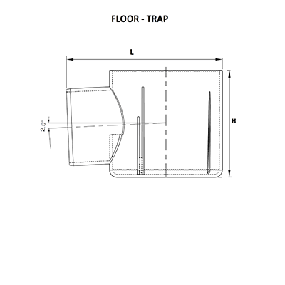 PVC Floor Trap for SWR pipes