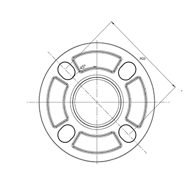 Flange with Gasket