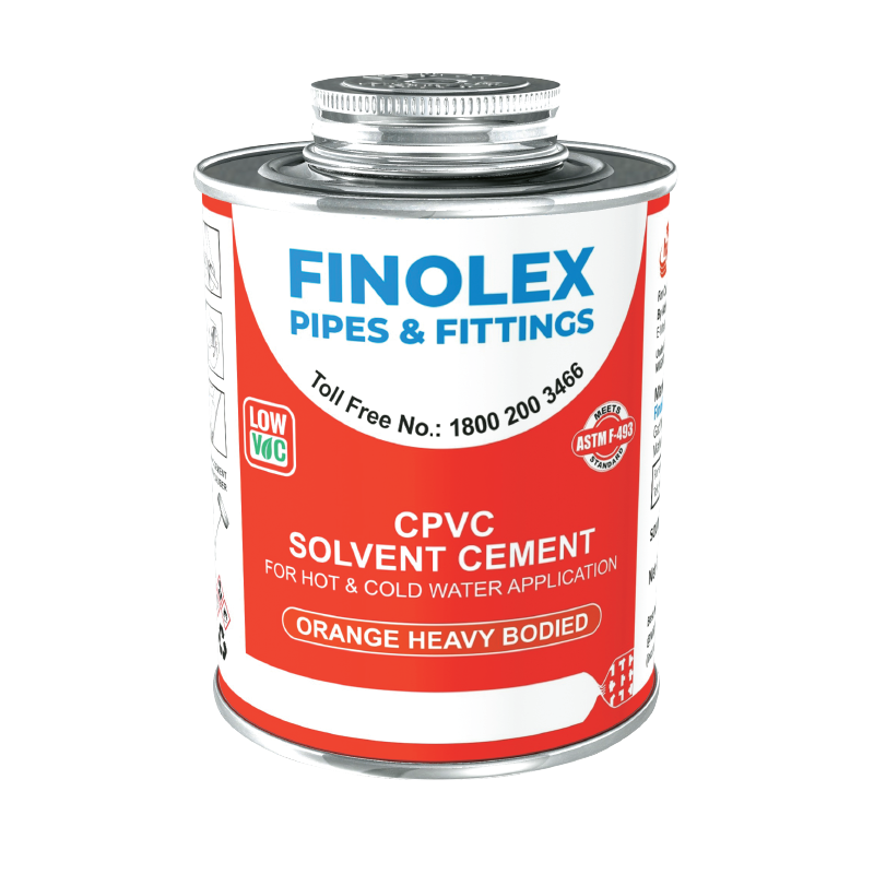 cpvc solvent cement for hot & cold water application