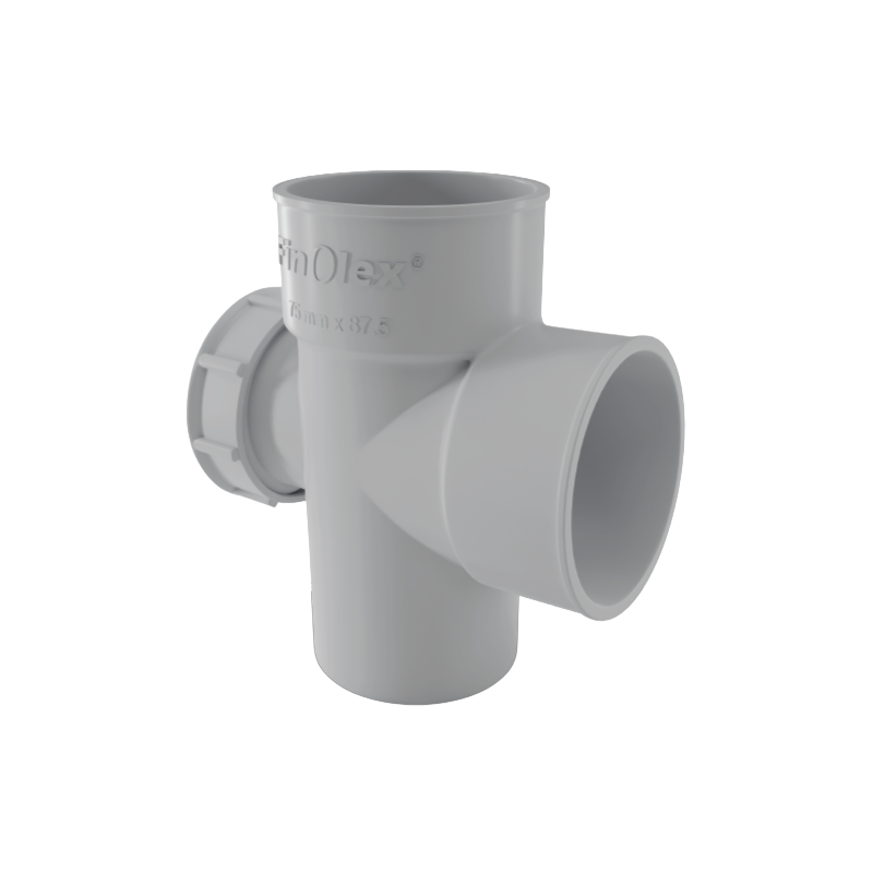 SWR Selfit Pipe - Reducing Tee Door Fitting Diagram