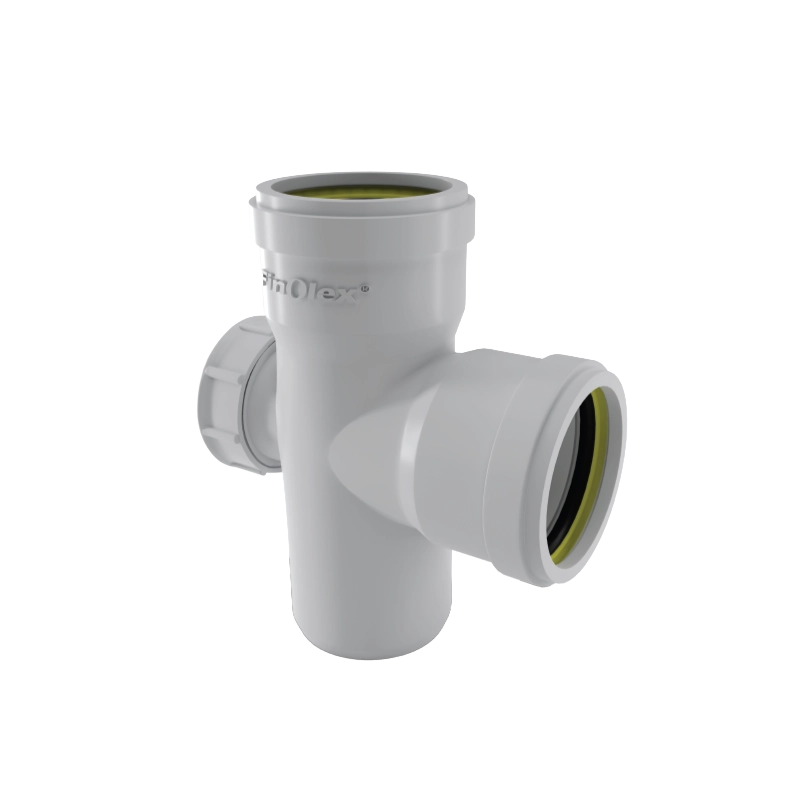 PVC Rigfit Door Tee Diagram - SWR Pipes