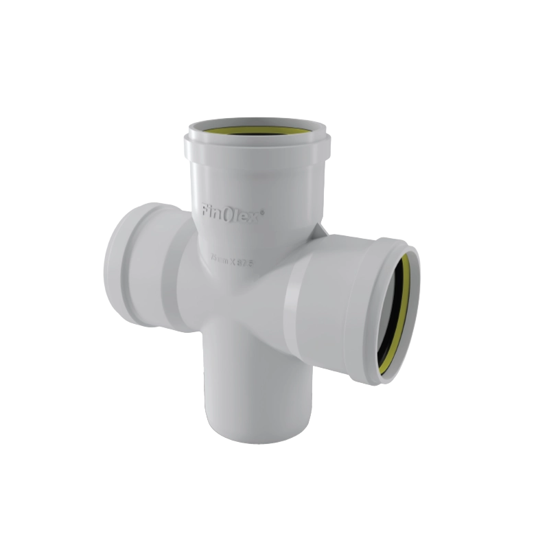SWR Ringfit Pipe - Cross Tee Plain Fitting