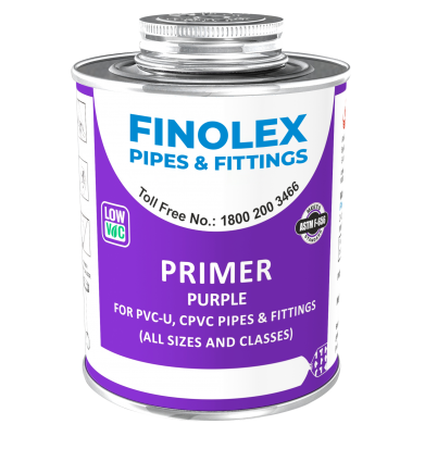 Purple primer for PVC-U, CVC pipes & fittings